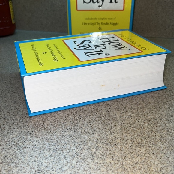 The Big Book Of HOW TO SAY IT hardcover Book that helps you learn how to write! - Picture 6 of 8